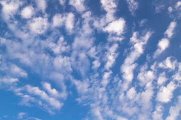 Fototapeta premium Blue sky and white clouds.