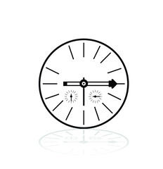 Clock vector icon