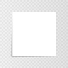 List paper on transparent background