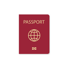 Passport icon symbol simple design