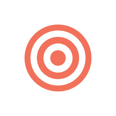 Target icon symbol simple design. Vector eps10