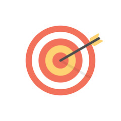 Target icon symbol simple design. Vector eps10