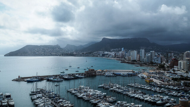 Calpe - the city in the Spanish region of Costa Blanca