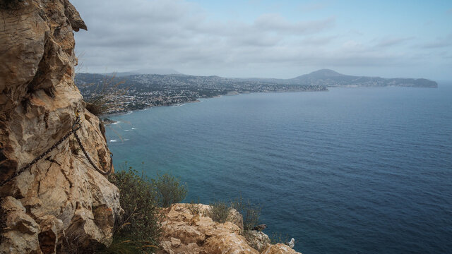 Calpe - the city in the Spanish region of Costa Blanca