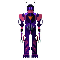 Robot characters icons (with full body)