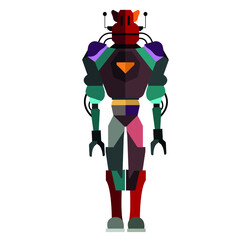 Robot characters icons (with full body)