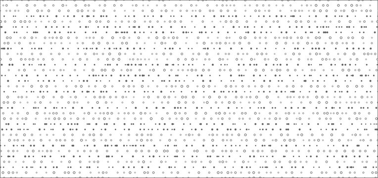 Abstract random dots gray pattern on white background and texture.