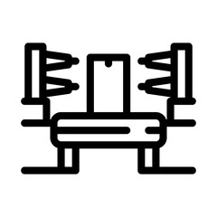 automation manufacturing icon vector. automation manufacturing sign. isolated contour symbol illustration