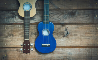 vintage background with guitar