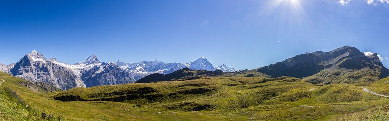 Fototapeta na wymiar Schweizer Berge Grindelwald Jungfrau Eiger 1