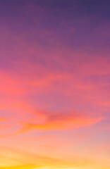 sunset sky background vertical