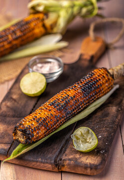 grilled sweet corn with lime and salt