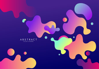 Abstract background with dynamic linear waves. Vector illustration in flat minimalistic style .Design elements created using the linear lines