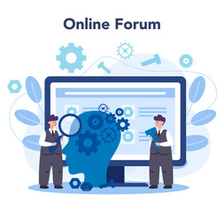 Logician online service or platform. Scientist systematicly study