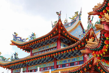 Fototapeta premium Kuala Lumpur, Malaysia - January 19 2020: Thean Hou Temple