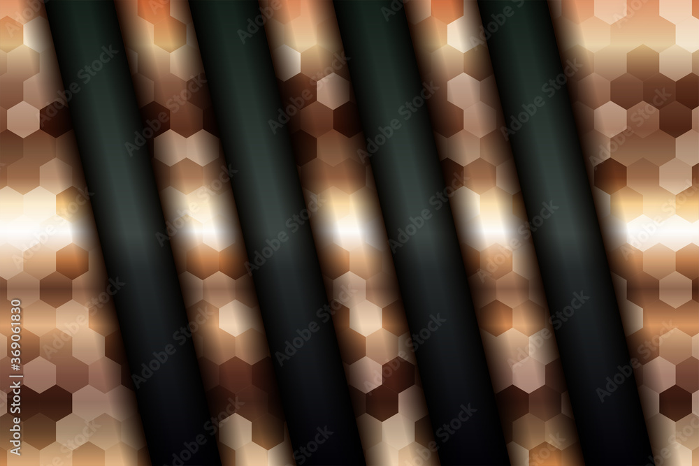 Aufkleber modern luxury background vector overlap layer on dark green and shadow black space with abstract sty