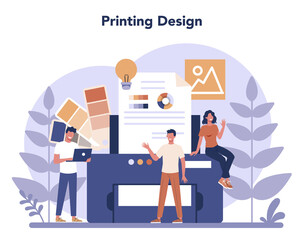 Design concept. Graphic, web, printing design. Digital drawing