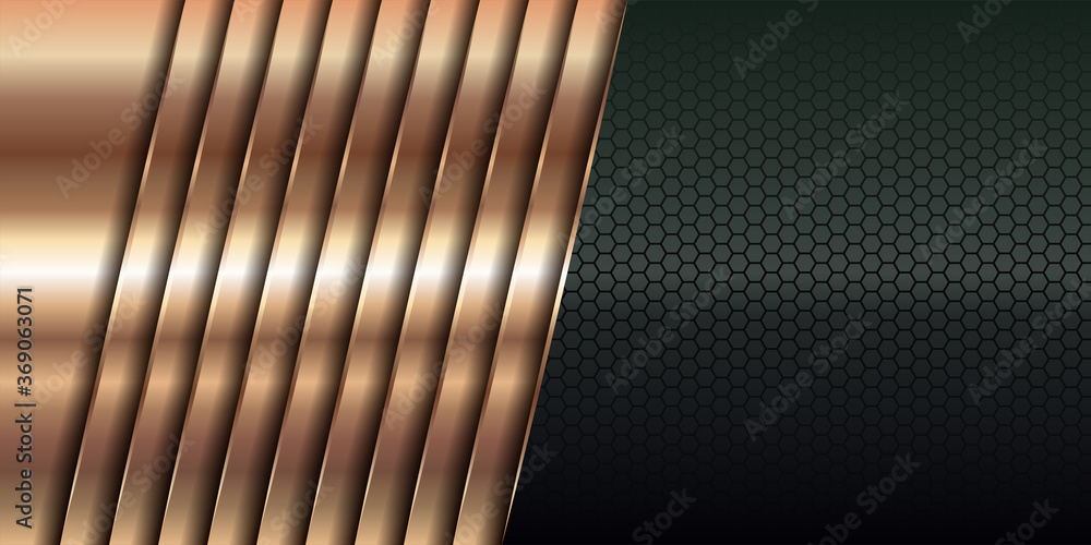 Aufkleber modern luxury background vector overlap layer on dark green and shadow black space with abstract sty