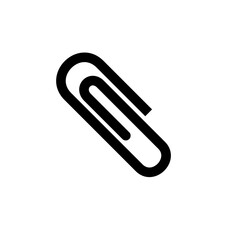 Paper Clip Icon Vector Illustration