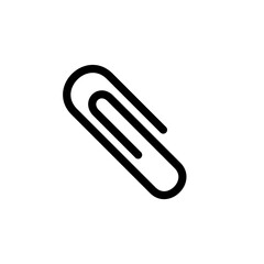 Paper Clip Icon Vector Illustration