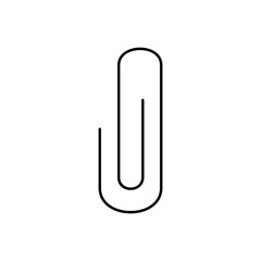 Paper Clip Icon Vector Illustration