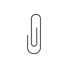 Paper Clip Icon Vector Illustration