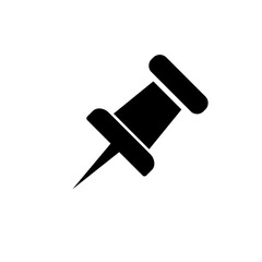 Paper Pin Icon Vector Illustration Design
