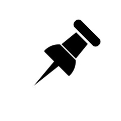 Paper Pin Icon Vector Illustration Design