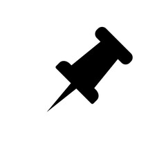 Paper Pin Icon Vector Illustration Design