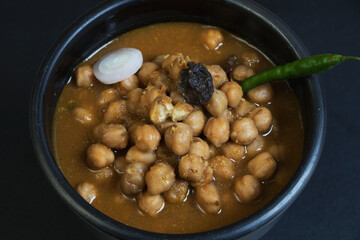 chickpea, also known as channay, chole masala, chole or chholay, is a dish originating from the Indian subcontinent.	