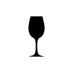 wine glass icon vector