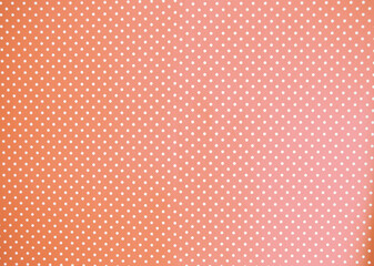peach watercolor background texture pastel orange colored with white Polka Dots