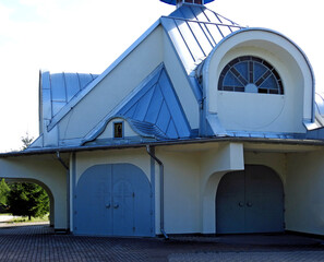Orthodox church consecrated in 1993, dedicated to the Holy Euphrosis of Poland in the city of Białystok in Podlasie, Poland