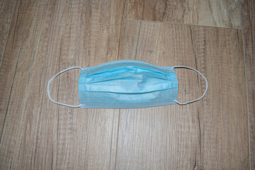 protection mask in blue