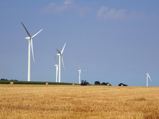 Paysage du Pas de Calais, éoliennes