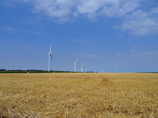 Paysage du Pas de Calais, éoliennes
