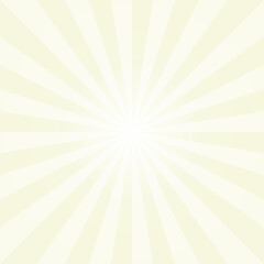 Soft light yellow color burst background. Beige yellow sunburst background. Abstract sunburst background design for various purposes.