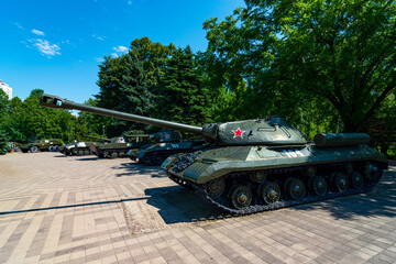 Krasnodar/Russia - july 2020: Museum of military equipment 