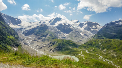 Fototapeta na wymiar Gletscherlandschaft