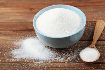 Fototapeta na wymiar white sugar on the table 