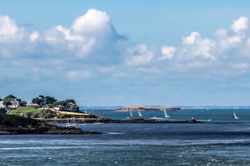 the island of Gavrinis, in the Gulf of Morbihan, in Brittany