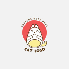 Cat Logo design vector template. animal logo vector