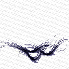 Abstract curved vector wave. Presentation template. eps 10