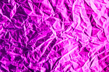 Shiny purple foil texture background, violet aluminium 
