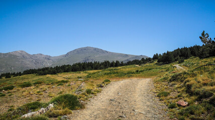 Sierra Nevada is a mountain range in the region of Andalucia in Spain.