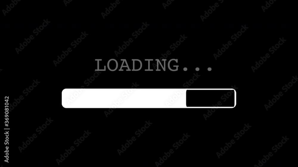 Poster loading bar downloading barloading screen pixelated progress animation loading transfer download in 