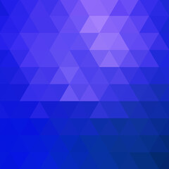 Obraz premium Blue triangular background. Abstract vector geometric background. eps 10