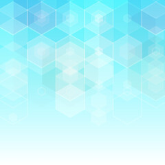Blue hex. abstract background. Vector layout for advertising. eps 10