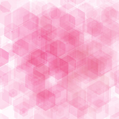 Abstract geometric backgrounds. Pink hexagons for presentations. eps 10