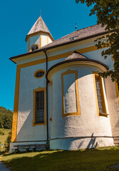 The famous Mariä Heimsuchung sanctuary, Ettenberg, Berchtesgaden, Bavaria, Germany